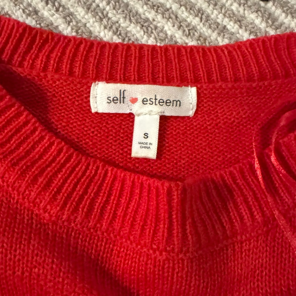 Self Esteem Vibrant Holiday Sweater and Scarf - Picture 6 of 12
